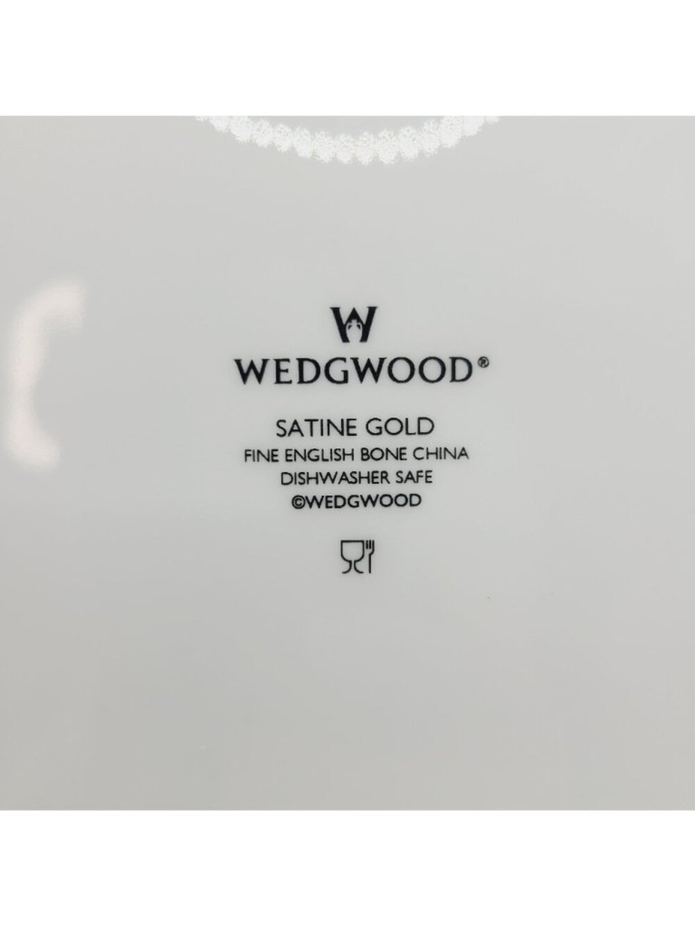 Wedgwood Satine Gold Oval Dish Platter Tray 14 Inch NWT - Picture 8 of 10